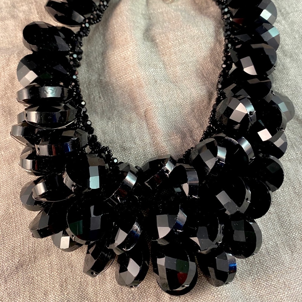 Crystal Statement Necklace - image 1